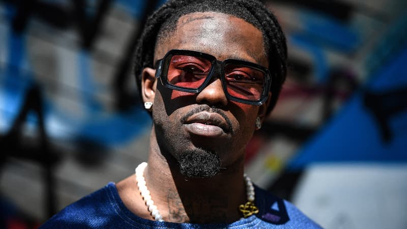 Le rappeur Jok'air le 3 mai 2023 à Paris.