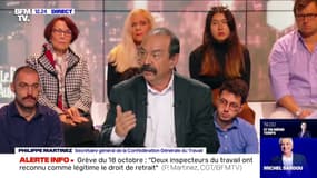 Grève à la SNCF: "Quand vous répétez plusieurs fois qu'il y a des problèmes et qu'on est pas écouté, il y a de la colère", selon Philippe Martinez