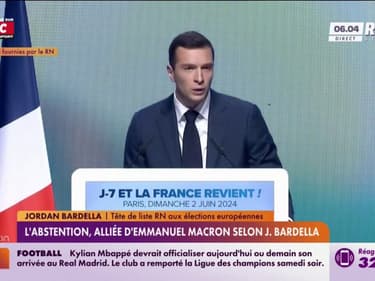 L'abstention, alliée d'Emmanuel Macron selon Jordan Bardella