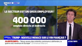 Réélection de Donald Trump: inquiétudes de la filière viticole française