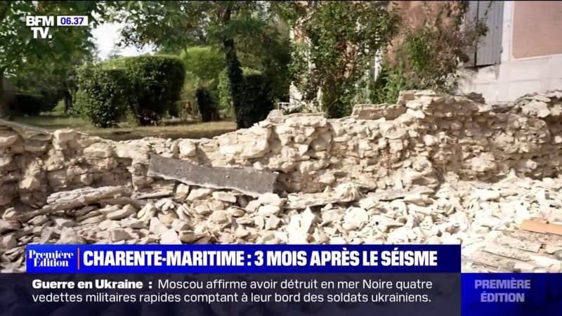 Charente-Maritime: 3 mois après le séisme, certains sinistrés sont dans l'attente de solutions