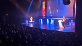 Didier Long a passé le flambeau à sa successeuse à la tête de l'UDE 04, Lydia Fenoy, lors de la soirée de l'association