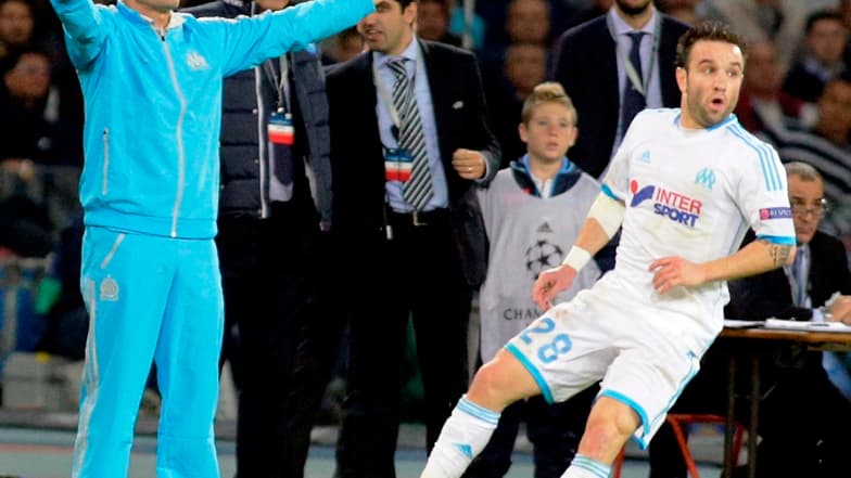 Elie Baup et Mathieu Valbuena