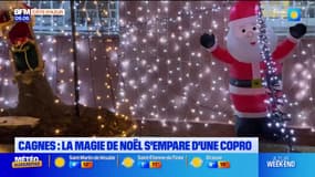 Cagnes-sur-Mer: la magie de Noël s'empare d'un copropriété