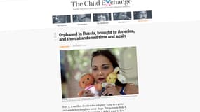 L'agence Reuters révèle l'existence d'un véritable trafic d'enfants adoptés, échangés sur Internet par des familles américaines.