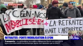 Grève contre la réforme des retraites: une forte mobilisation à Lyon