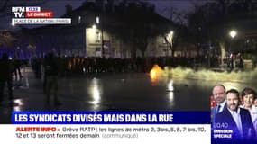 Manifestation à Paris: quelques tensions place de la Nation