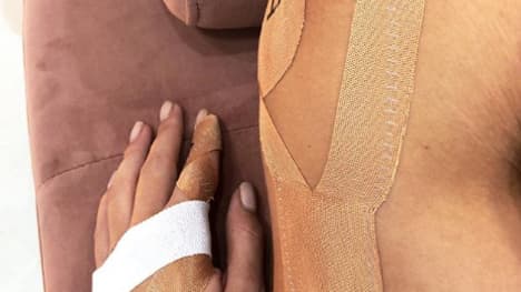 L'ancienne Miss Univers a annoncé sa blessure sur Instagram L'ancienne Miss Univers a annoncé sa blessure sur Instagram