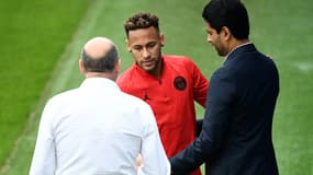 Neymar et Nasser Al-Khelaïfi