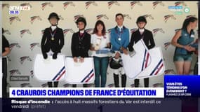 La Crau: quatre jeunes champions de France d'équitation 