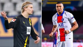 Haaland et Mbappé