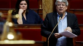 Le président de la commission des Finances de l'Assemblée, Eric Coquerel (LFI), le 13 février 2023 à l'Assemblée nationale à Paris