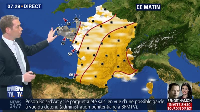 Météo vendredi 27 avril 2018.