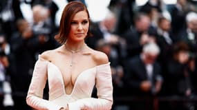 L'ancienne Miss France 2018 Maëva Coucke en mai 2024 au Festival de Cannes