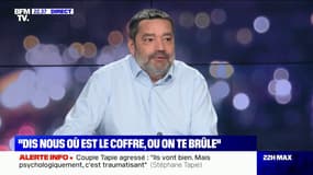 "On a de la chance d'être encore vivants": Stéphane Tapie rapporte les propos de son père après l'agression dont il a été victime