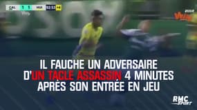 Il fauche un adversaire d'un tacle assassin 4 minutes après son entrée en jeu