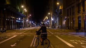 Une rue de Barcelone le 26 octobre 2020 en pleine pandémie de coronavirus.