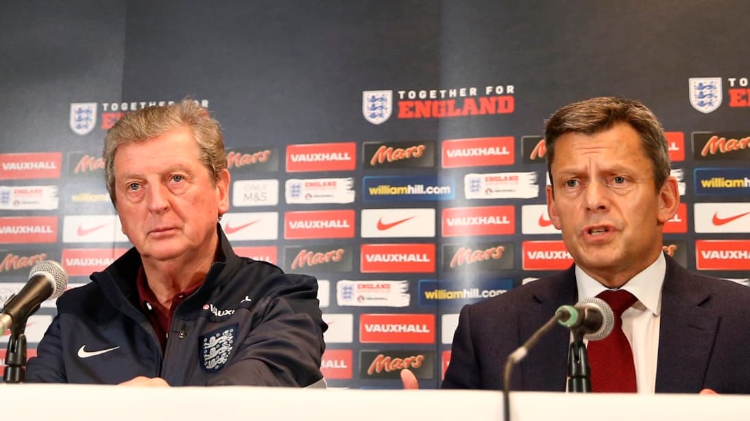 Roy Hodgson et Martin Glenn Roy Hodgson et Martin Glenn