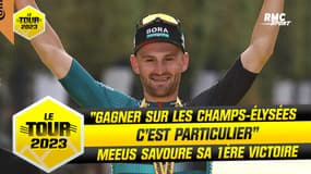 Tour de France : "Gagner sur les Champs-Elysées c'est particulier", Meeus savoure sa 1ère victoire sur la Grande Boucle