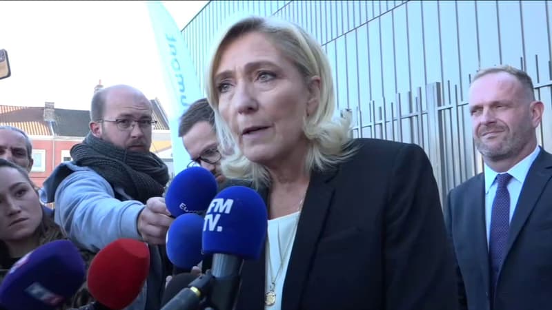 Enseignant tué à Arras: Marine Le Pen demande des lois plus 