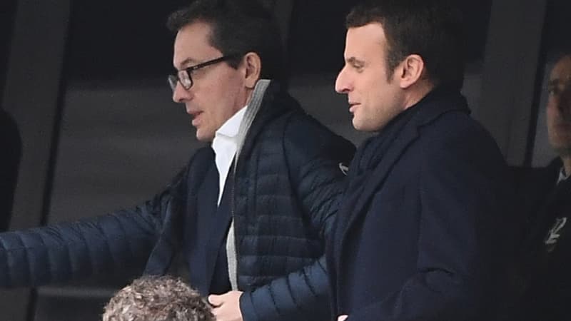 Jacques-Henri Eyraud et Emmanuel Macron