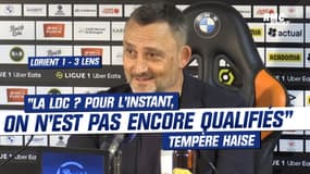 Lorient 1-3 Lens : "La Ligue des champions ? Pour l’instant on n’est pas encore qualifiés" tempère Haise