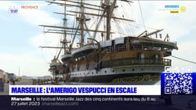 Marseille: l'Amerigo Vespucci en escale