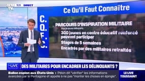 Les ministères de la Justice et des Armées veulent des stages militaires de 5 semaines pour encadrer les mineurs délinquants