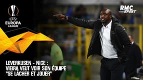 Leverkusen - Nice : Vieira veut voir son équipe "se lâcher et jouer"