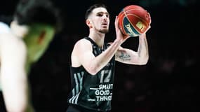 Nando De Colo avec l'Asvel en mars 2023