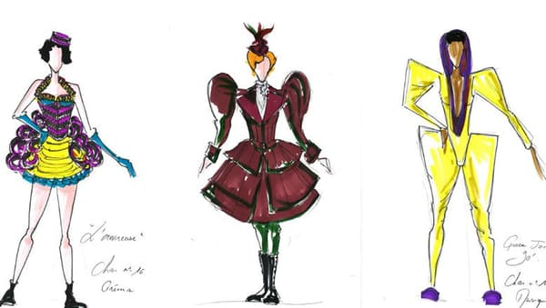 Quelques croquis des costumes du Carnaval de Nice 2016 Quelques croquis des costumes du Carnaval de Nice 2016