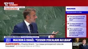 Macron à Israël : "Cesser l'escalade au Liban" - 25/09