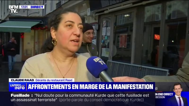 Débordements en marge du rassemlement en soutien aux Kurdes: "On a vécu 2h de guerre", raconte cette commerçante