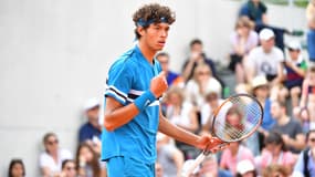 Jaimee Floyd Angele lors des qualifications de Roland-Garros en 2018