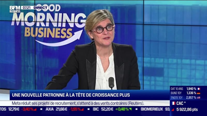 Une nouvelle patronne à la tête de CroissancePlus: le 1er réseau français d'entrepreneurs qui regroupe 350 chefs d'entreprise