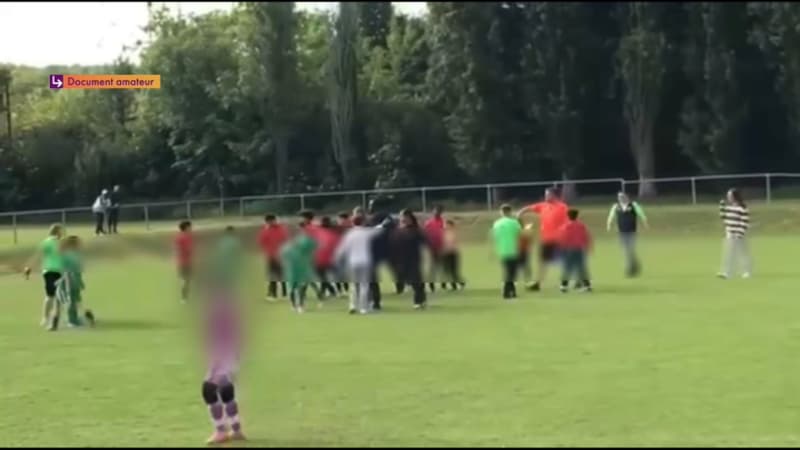 Matthéo, 9 ans, frappé après un match: 