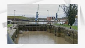 Le port de commerce de Rochefort, en Charente-Maritime.