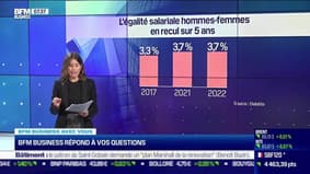 BFM Business avec vous: BFM Business avec vous : Quel est l'écart de salaire entre les femmes et les hommes en France ? - 04/10