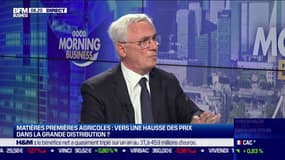 Didier Duhaupand, président du groupement Les Mousquetaires (Intermarché), était l'invité ce jeudi matin de Good Morning Business sur BFM Business.