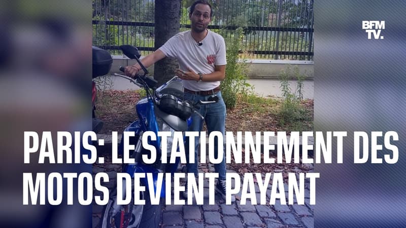 Le stationnement des deux-roues motorisés devient payant à Paris