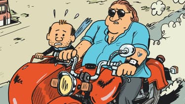 Détail de la couverture de "Gérard", de Mathieu Sapin