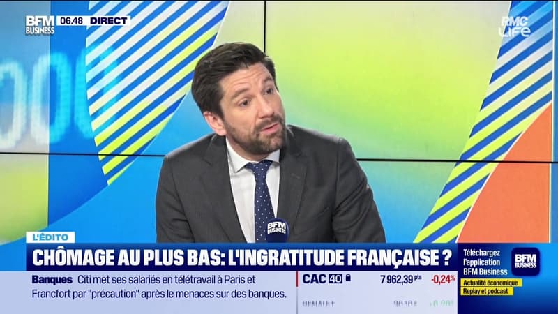 L'Edito de Raphaël Legendre : Chômage au plus bas, l'ingratitude française ? - 03/04