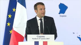 Macron en Guyane : "Le rôle de l'Etat n'est pas de tenir des engagements irréalistes ou de céder à des pressions"