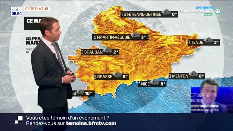Météo Nice Côte d'Azur: un ciel couvert et des pluies parfois soutenues ce vendredi