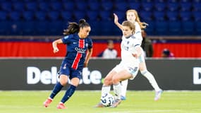Sakina Karchaoui lors de PSG-Paris FC, le 11 mai 2025.