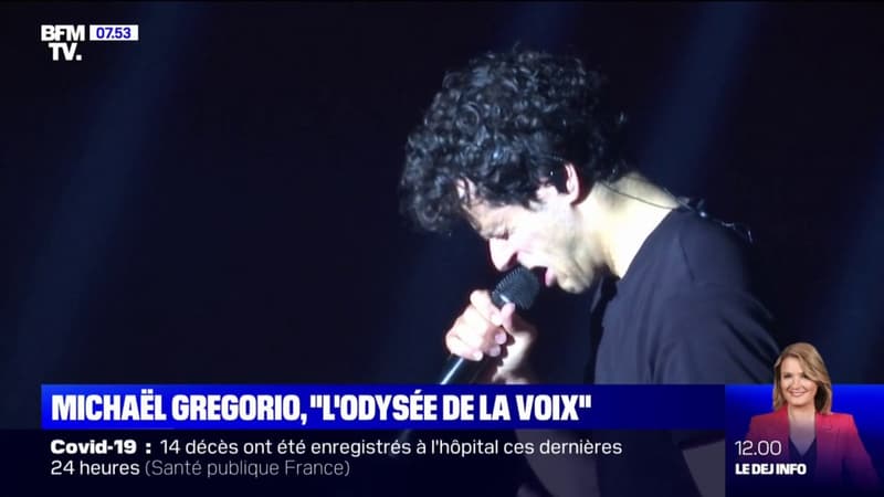 Dans son nouveau spectacle, "L'Odyssée de la voix", Michaël Gregorio reprend 40 artistes