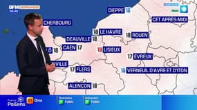 Météo: une matinée bien nuageuse avant quelques éclaircies sur la moitié Est de la Normandie, jusqu'à 19°C attendus à Lisieux 