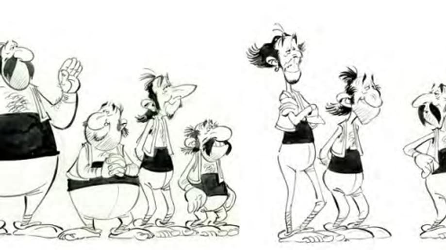 Travaux de recherche de Didier Conrad, pour les personnages d'"Astérix en Lusitanie" Travaux de recherche de Didier Conrad, pour les personnages d'"Astérix en Lusitanie"