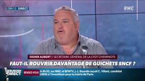 "En moyenne, l'attente pour avoir accès à un guichet est de 1h jusqu’à 1h30" regrette Didier Aubert de la CFDT Cheminots