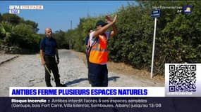 Antibes: fermeture de plusieurs espaces naturels en raison d'un risque d'incendie élevé
